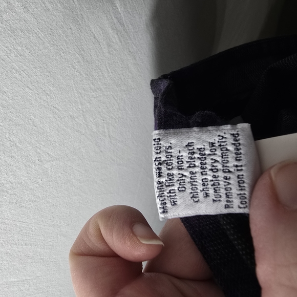 Croft & Barrow Womens Size 14 Purple and Gray Plaid A-Line Skirt - Picture 8 of 9